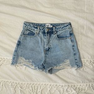 Princess Polly Anne Denim Shorts Size 2 Small S
